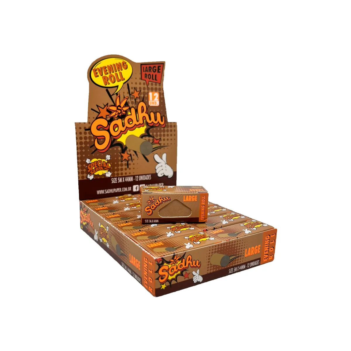Seda de Rolo Sadhu Large Brown